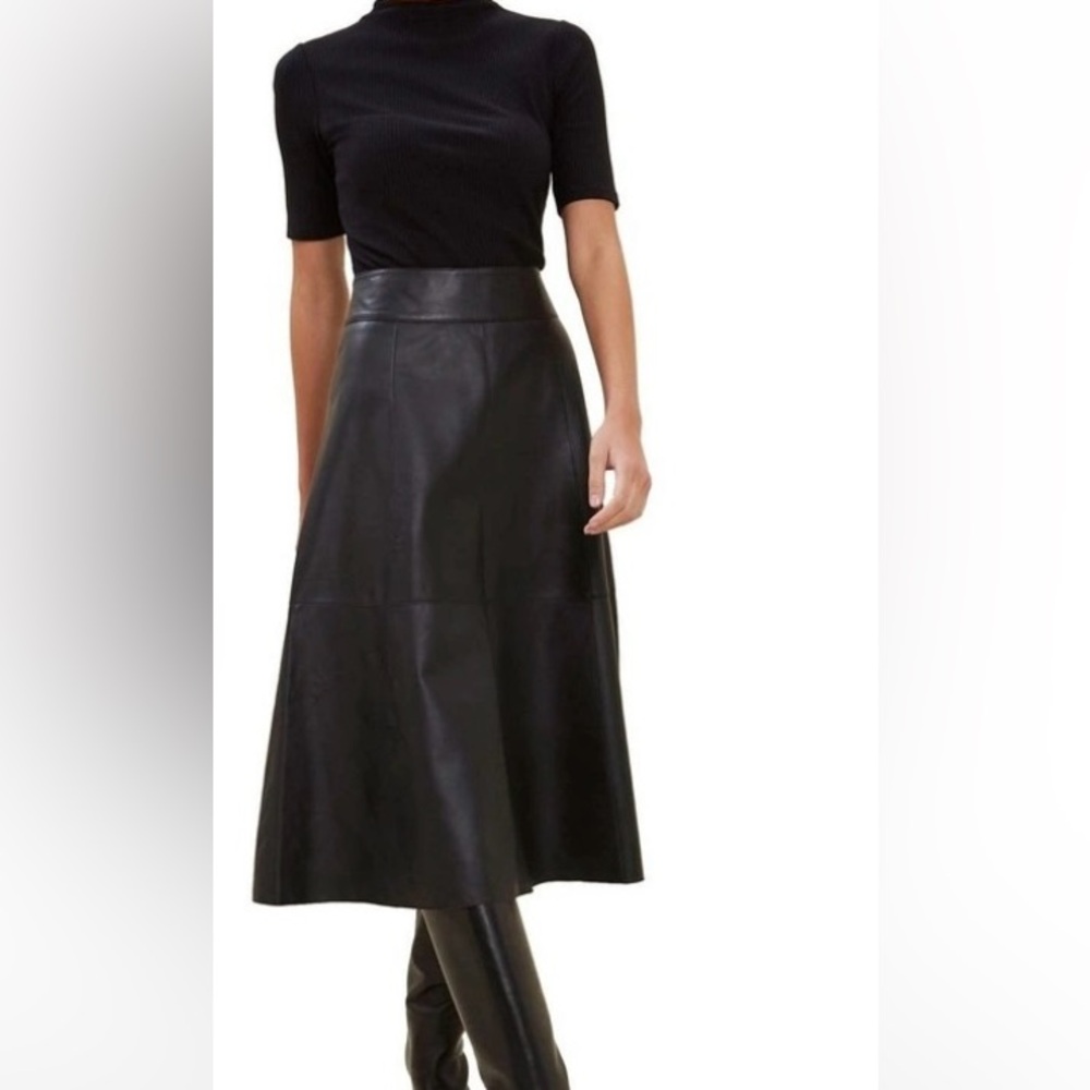 Seed Heritage leather skirt. Size 10 Australian (6 us) worn once but too big.